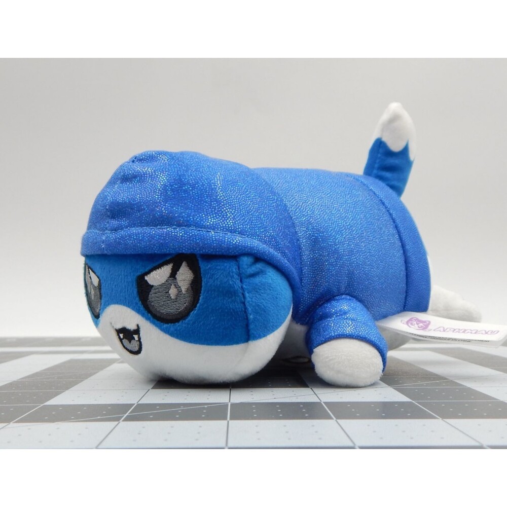 Aphmau MeeMeows Blue Hoodie Glitter Edition 6 In Plush Kitty Cat Stuffed Animal